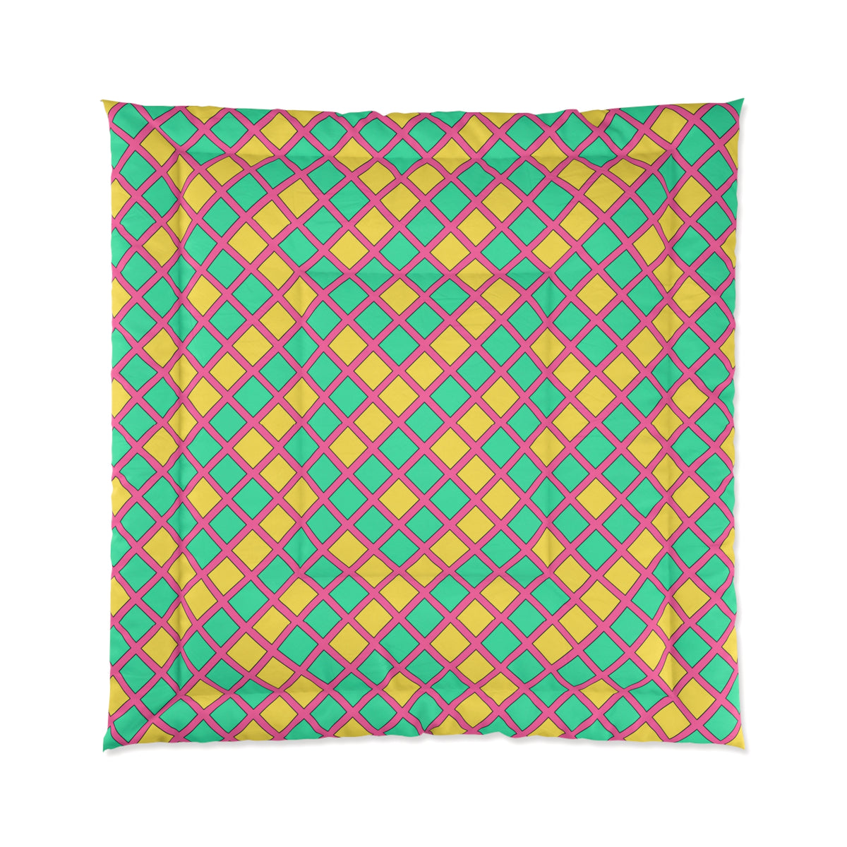 Harlequin Gold Grid Comforter – Candy Christmas