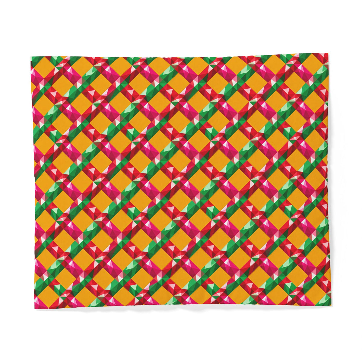 Big Jewel Prism Weave II Cotton Duvet Cover – Prism Weave Pattern