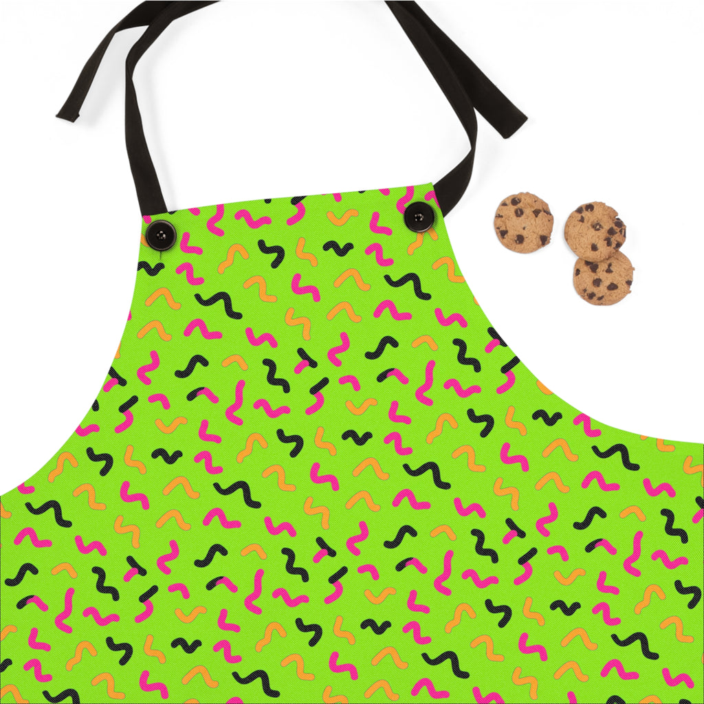 Squiggle Strokes Apron – Tropical Punch