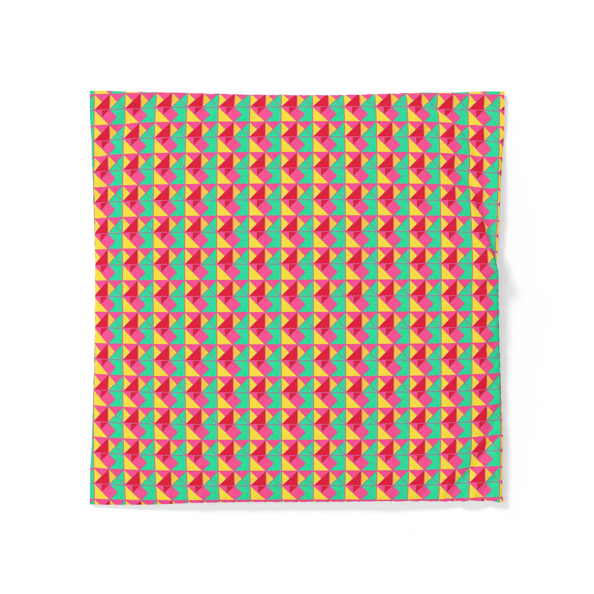 Jewel Block Quilt Cotton Duvet Cover – Candy Christmas