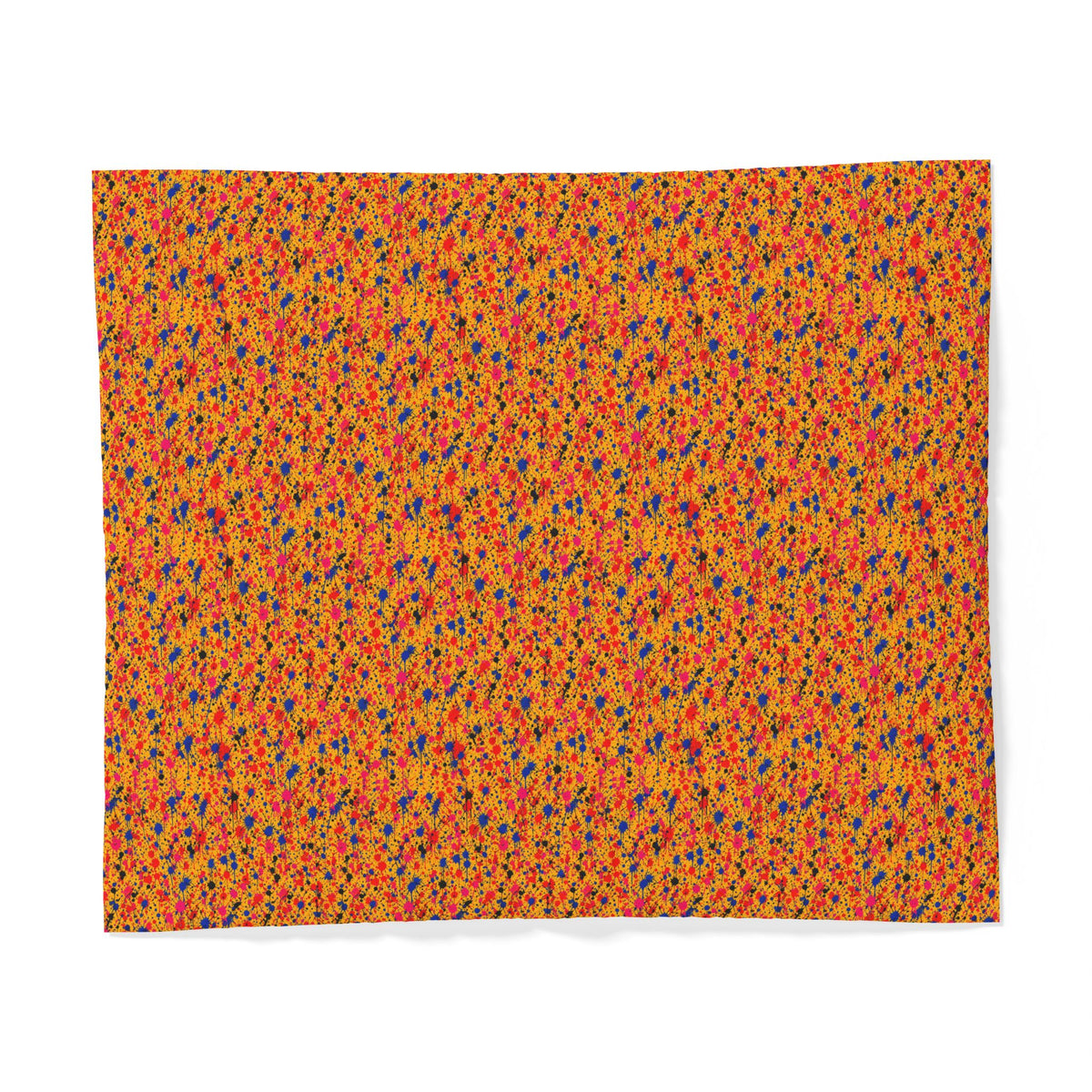 Layered Drip Spray Cotton Duvet Cover – Paint Splatter Pattern