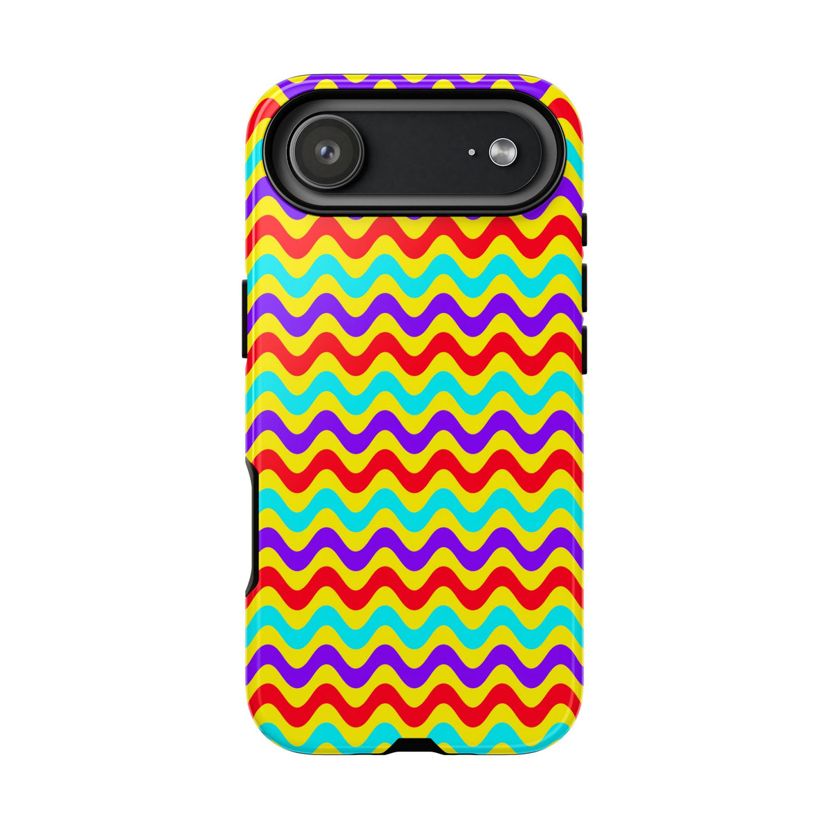 Big Ripple Chevrons Tough Phone Case – Op-Art Chevron Pattern