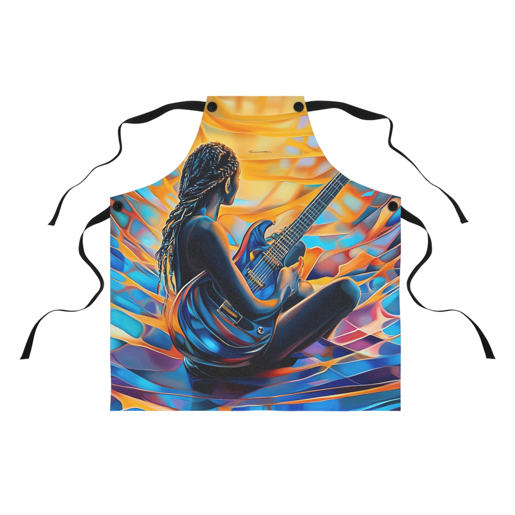 Guitar Dreamer Apron – Psychedelic Music Art