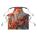 Floral Rock Guitar Apron – Psychedelic Music Art