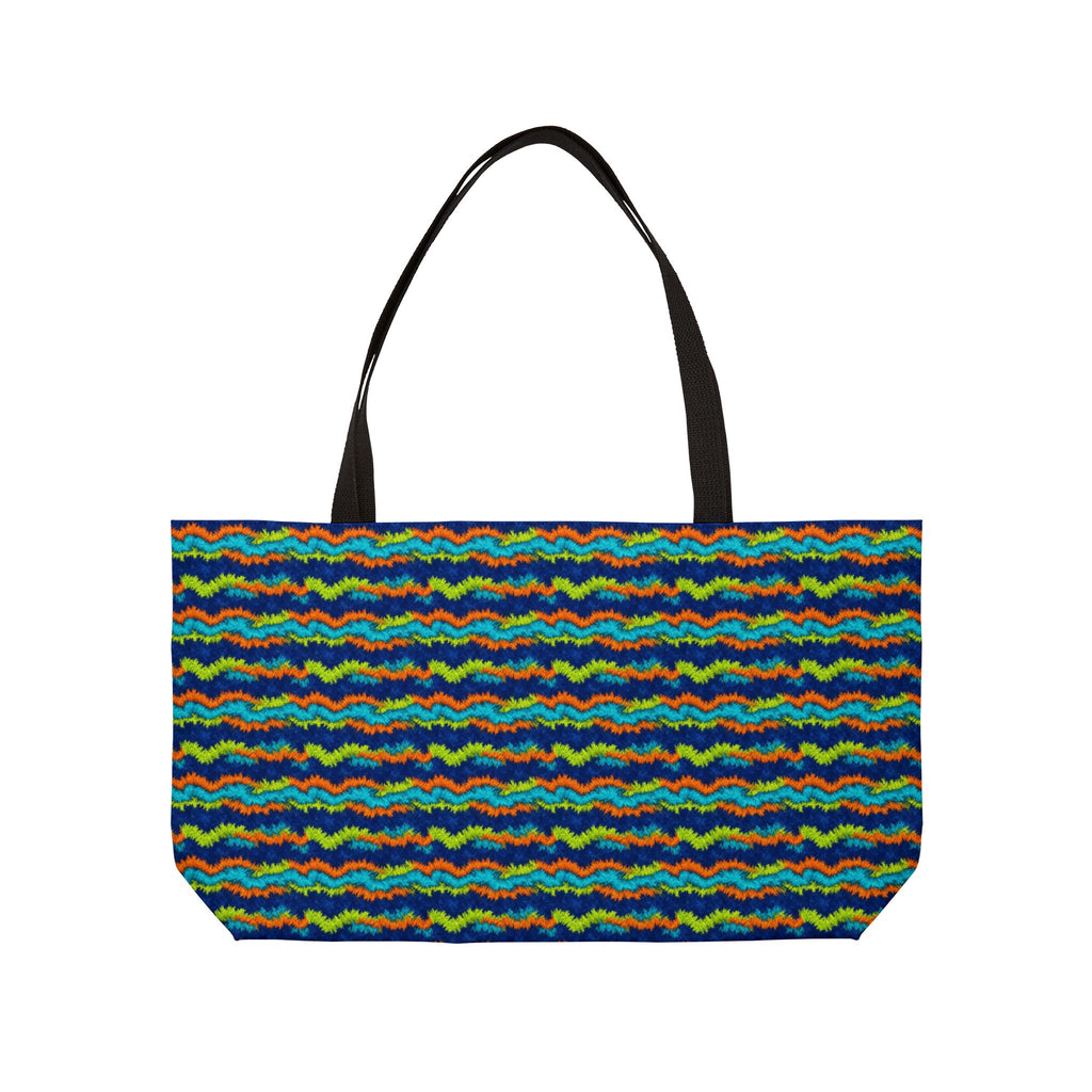 Crinkle Fold Bands Weekender Tote Bag – Tie-Dye Pattern