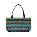 Crinkle Fold Bands Weekender Tote Bag – Tie-Dye Pattern
