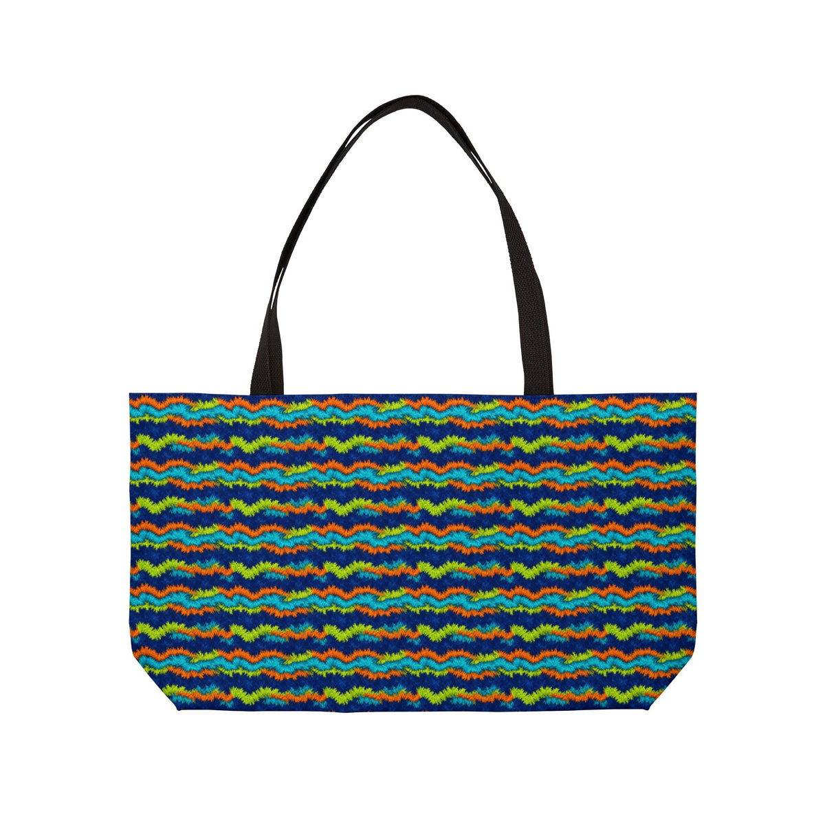 Crinkle Fold Bands Weekender Tote Bag – Tie-Dye Pattern