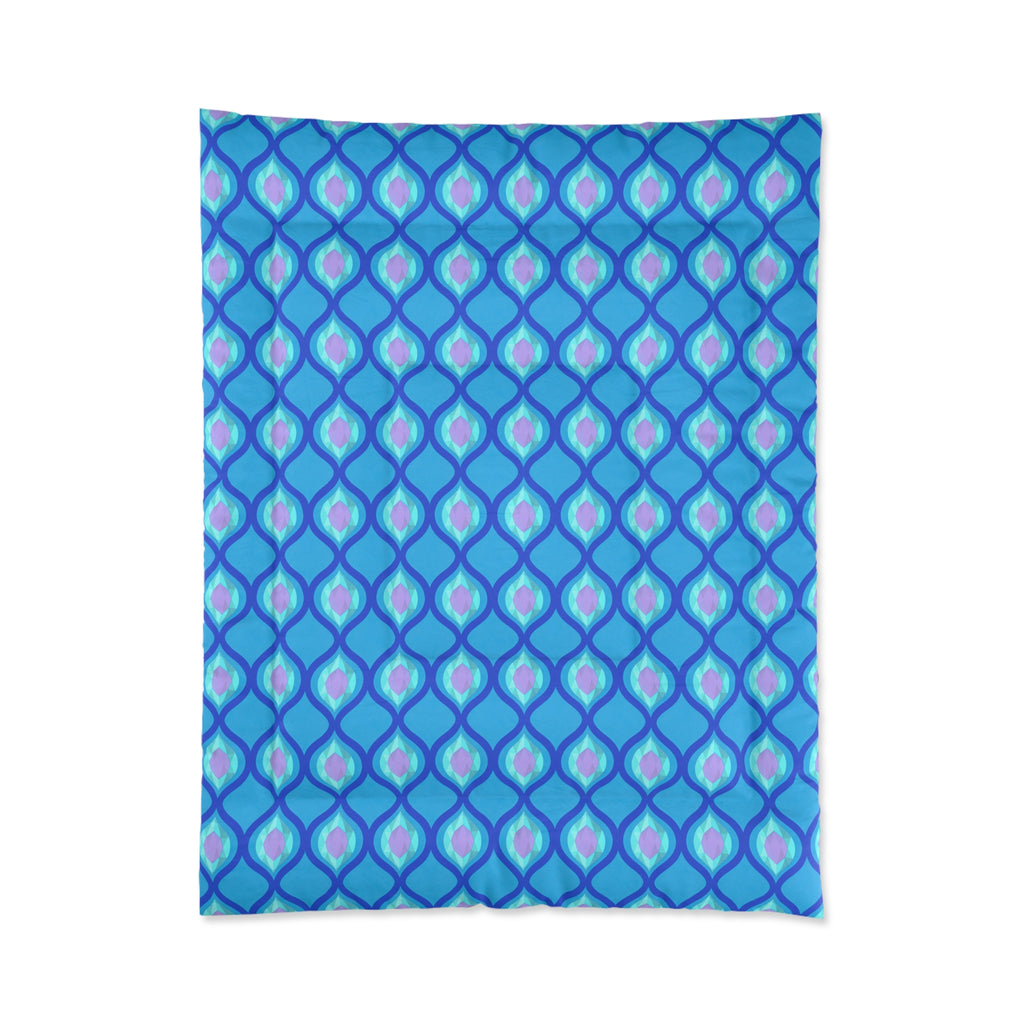 Grand Ogee Lattice II Comforter – Ice Jewel
