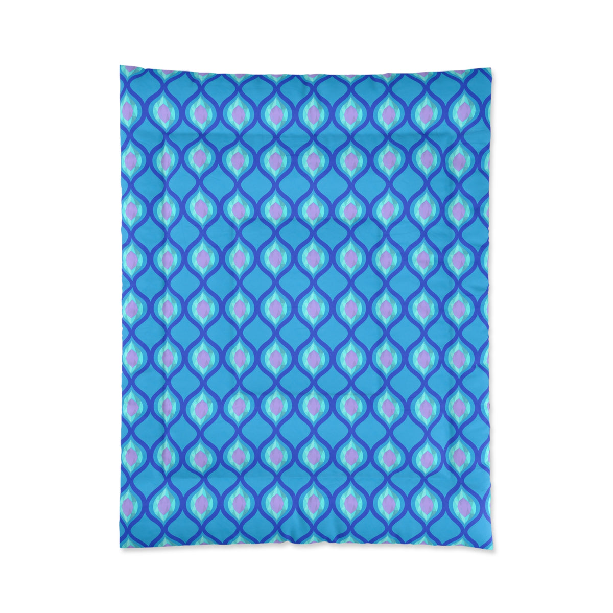 Grand Ogee Lattice II Comforter – Ice Jewel