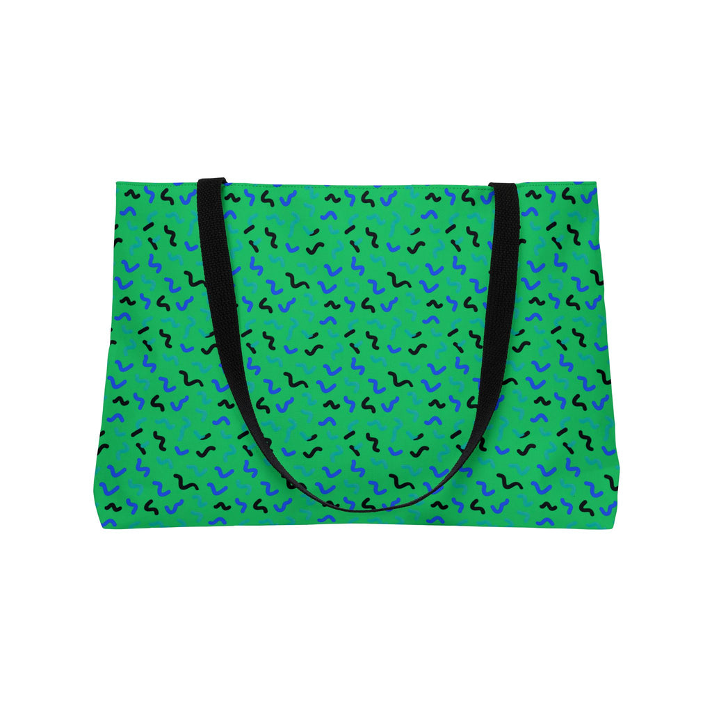 Squiggle Strokes Weekender Tote Bag – Ocean Jewel