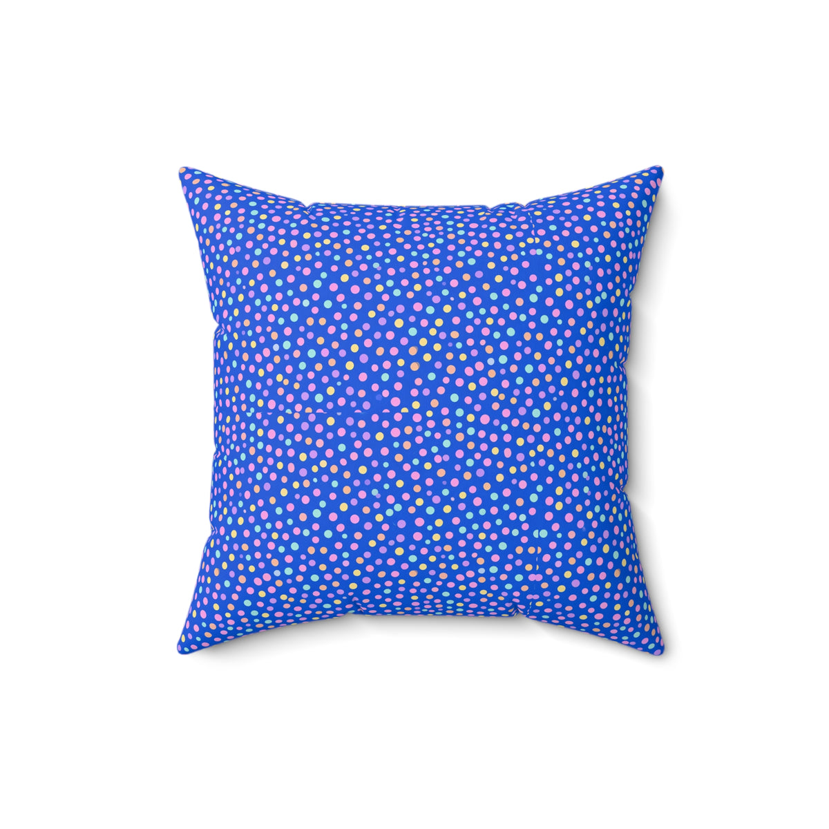 Sugar Confetti Faux Suede Cushion – Soft Abstract Pattern