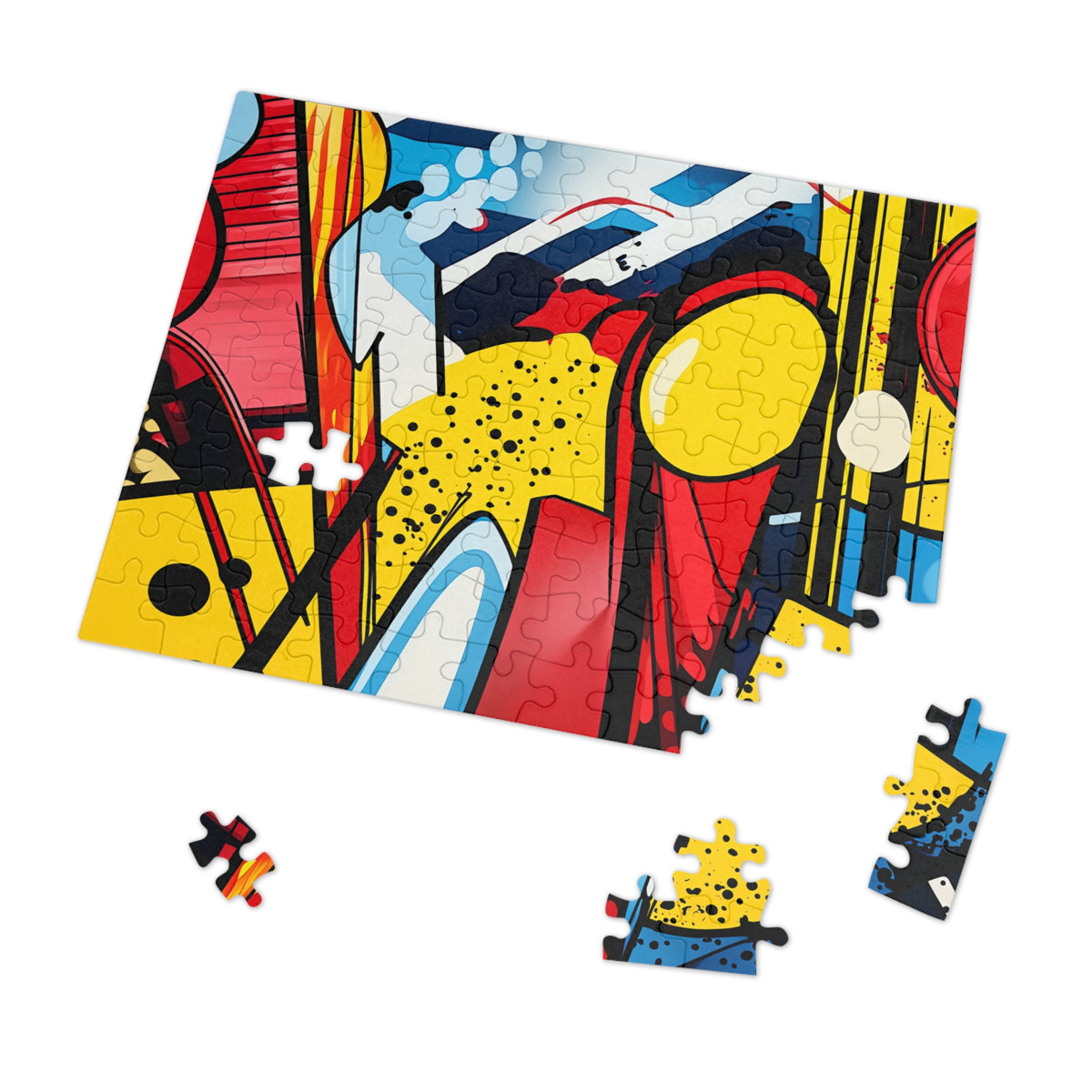 Pop Art Blast Jigsaw Puzzle with Tin – Pop Art Abstract