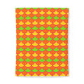 Big Jewel Scales II Cotton Duvet Cover – Hot Citrus Festive