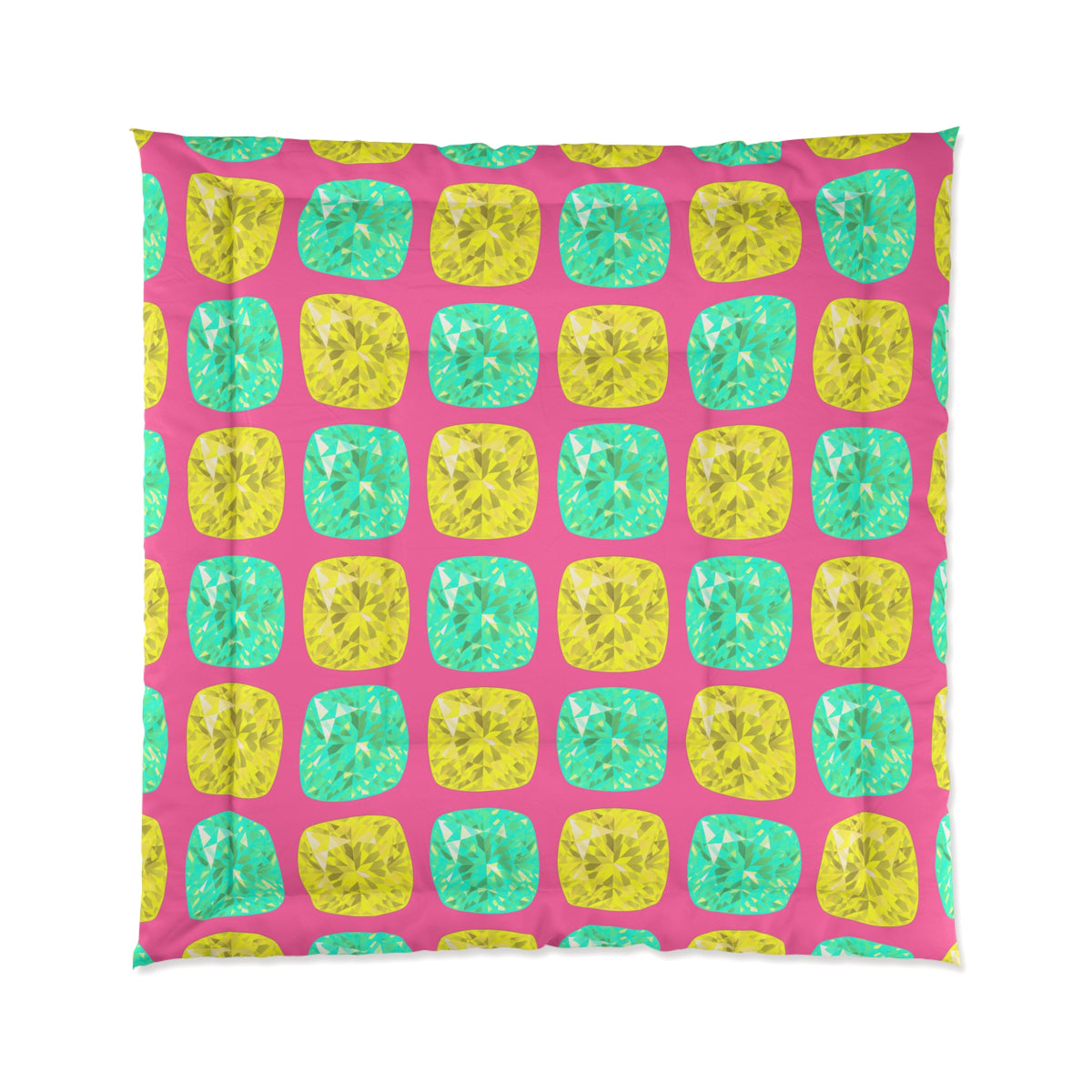 Giant Cut Gem Grid Comforter – Candy Christmas