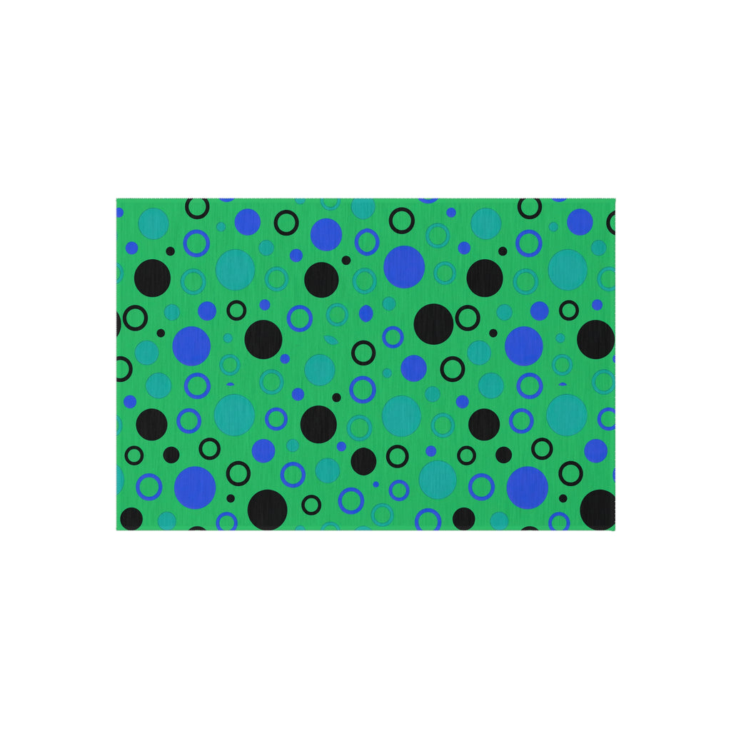 Bubble Outlines Outdoor Rug – Ocean Jewel