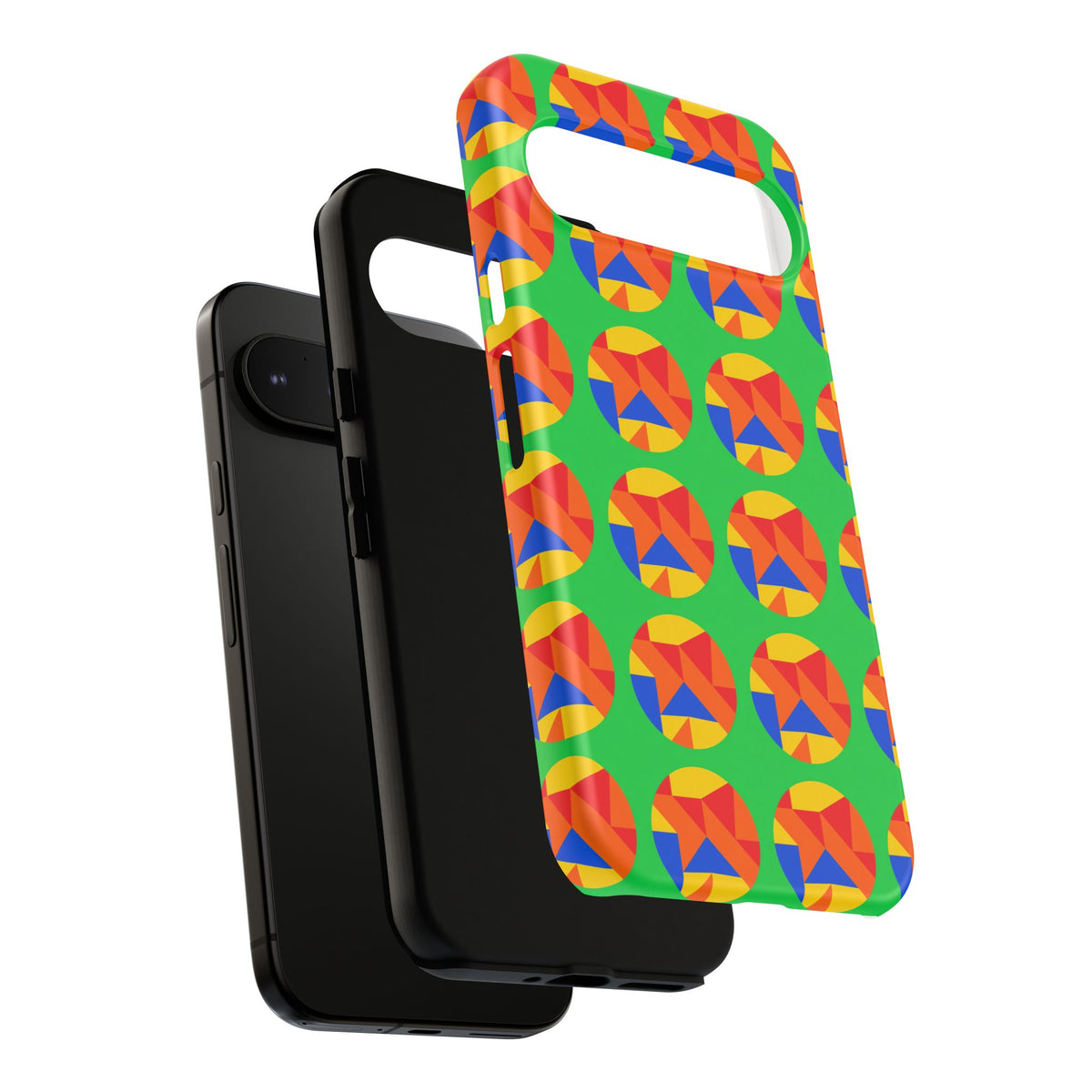 Broken Circle Planes Tough Phone Case – Cubist Abstract Pattern