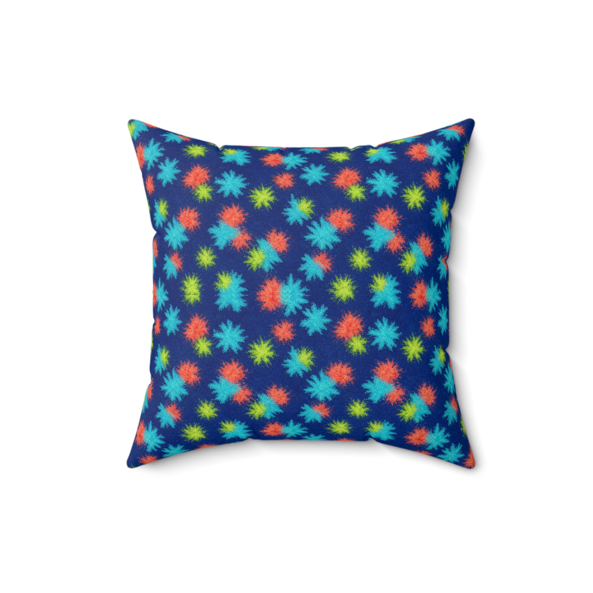 Ice Dye Bleed Faux Suede Cushion – Ice Dye Pattern