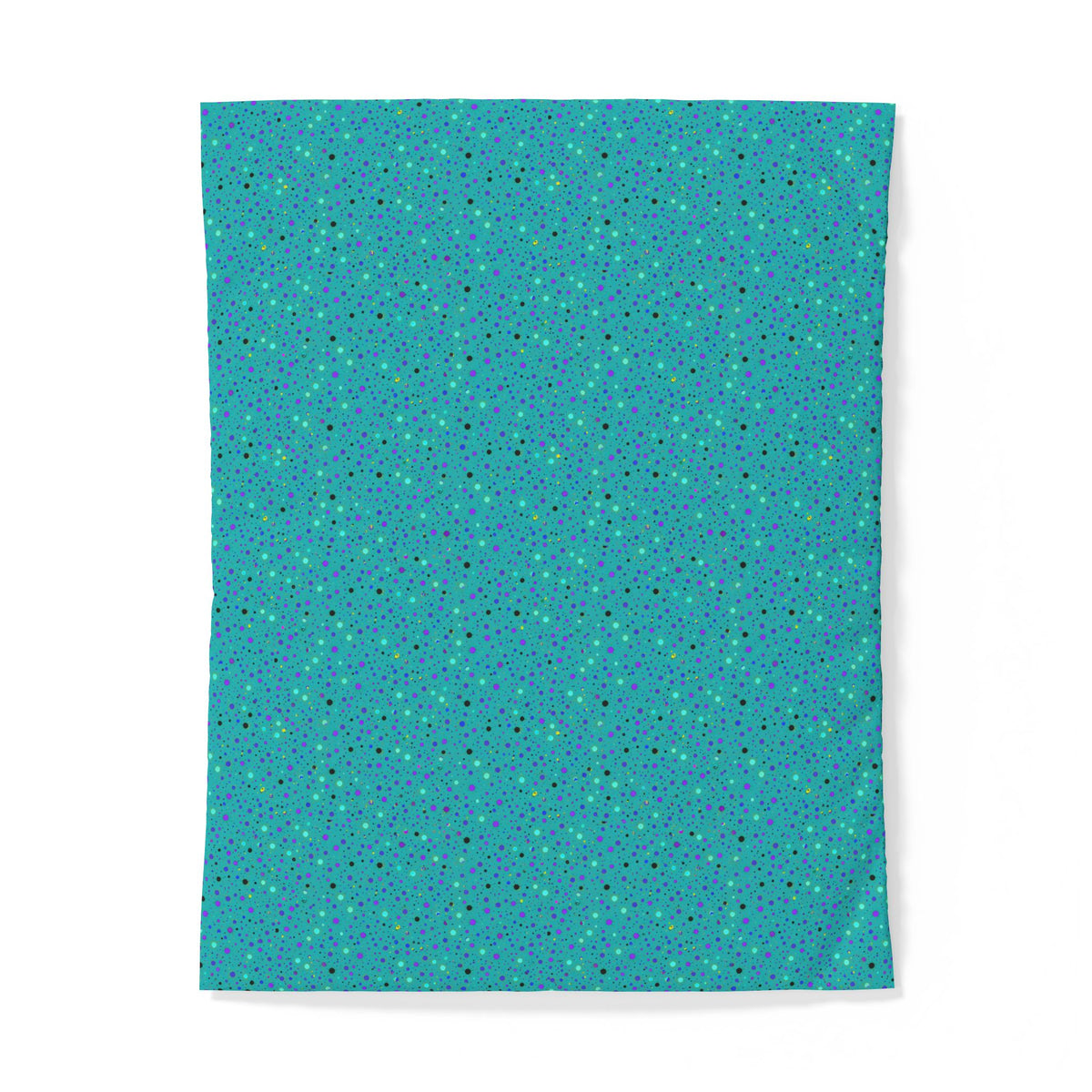 Confetti Spatter Cotton Duvet Cover – Peacock Jewel