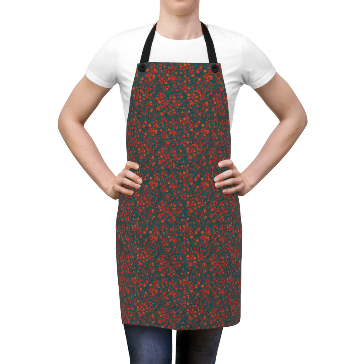 Stone Marble Cells Apron – Marbled Paper Pattern