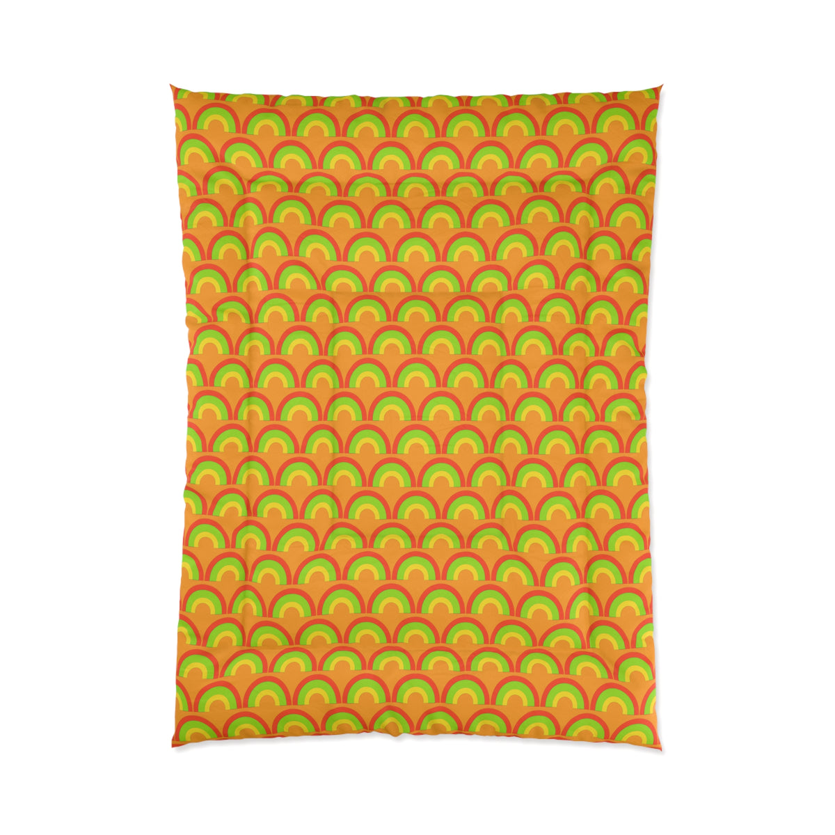 Chromatic Scallop Ripple Comforter – Hot Citrus