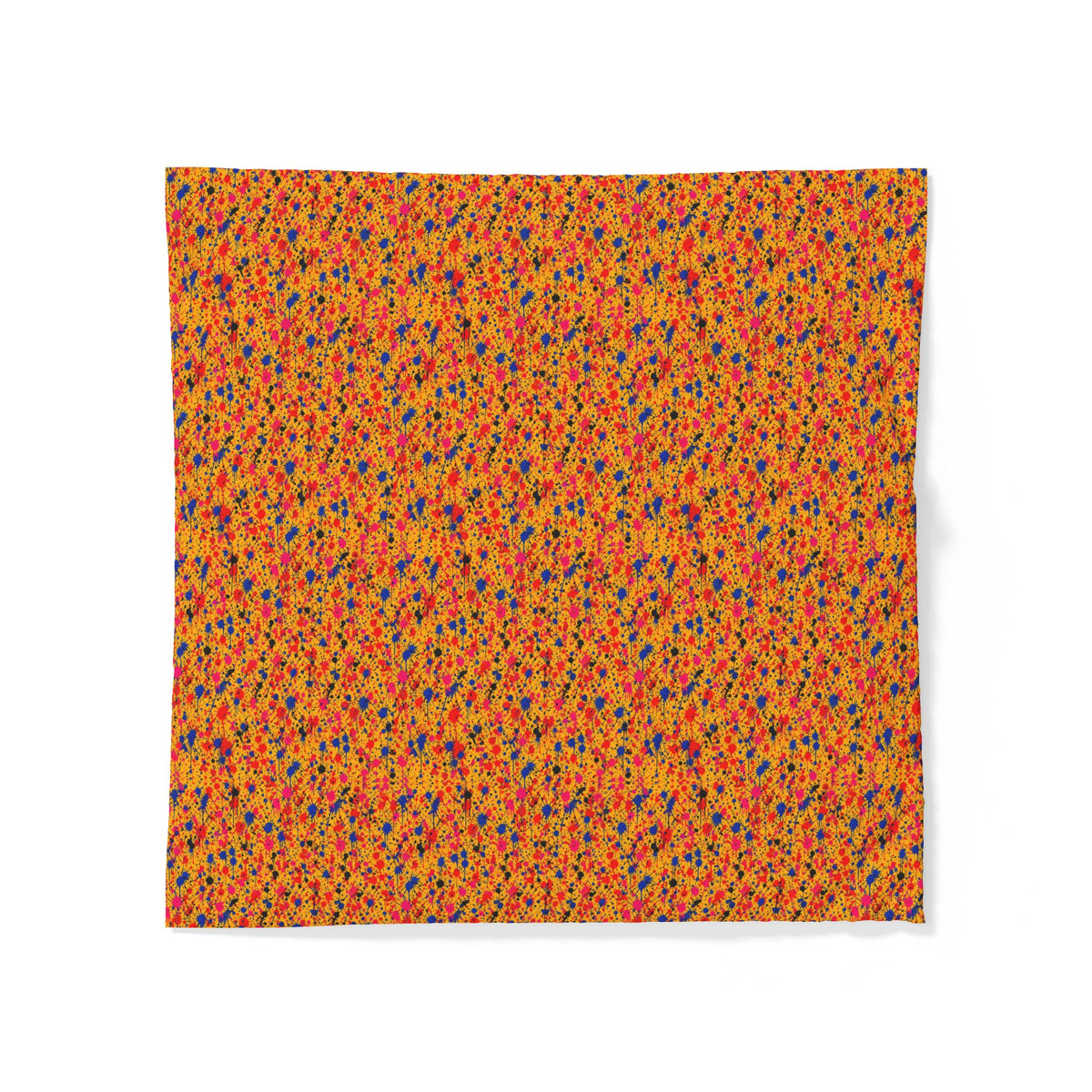 Layered Drip Spray Cotton Duvet Cover – Paint Splatter Pattern