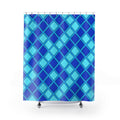 Harlequin Gold Grid Shower Curtain – Ice Jewel