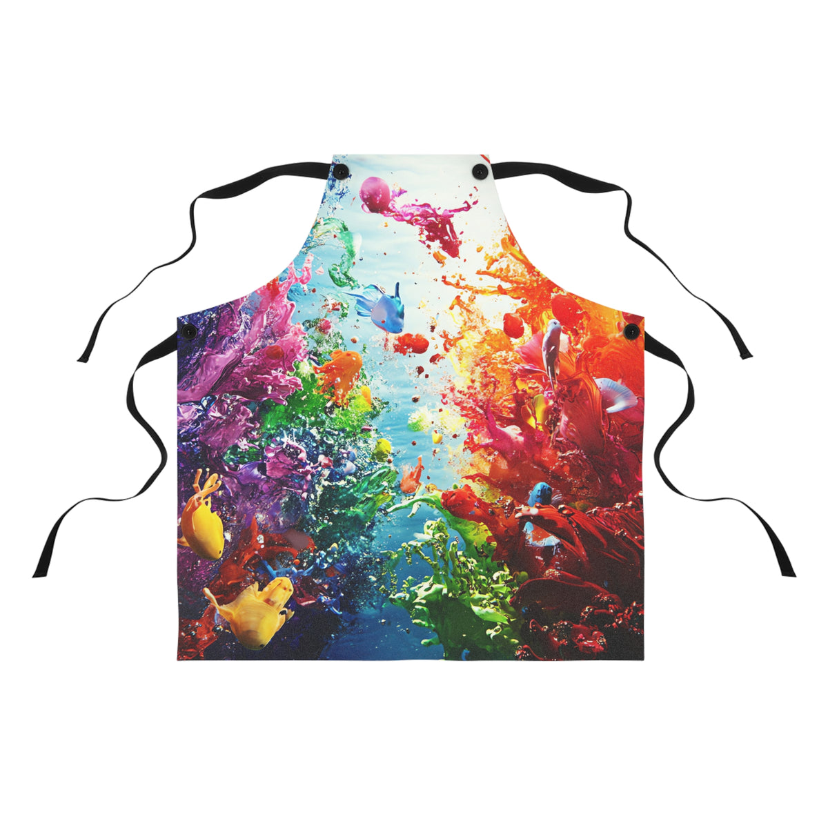 Coral Reef Splash Apron – Underwater Splash Art