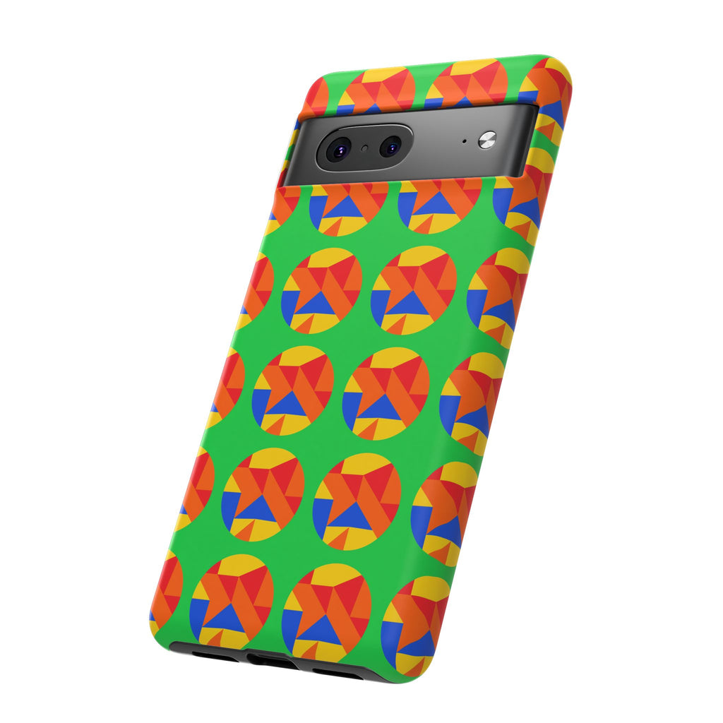 Broken Circle Planes Tough Phone Case – Cubist Abstract Pattern