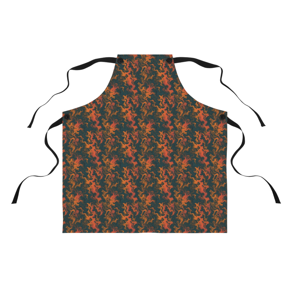 Swirl Vein Marble Apron – Marbled Paper Pattern