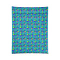 Stacked Cubist Prisms Comforter – Peacock Jewel