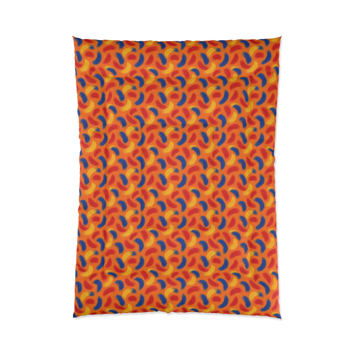 Sweeping Arcs Comforter – Expressionist Brushstroke Abstract Pattern
