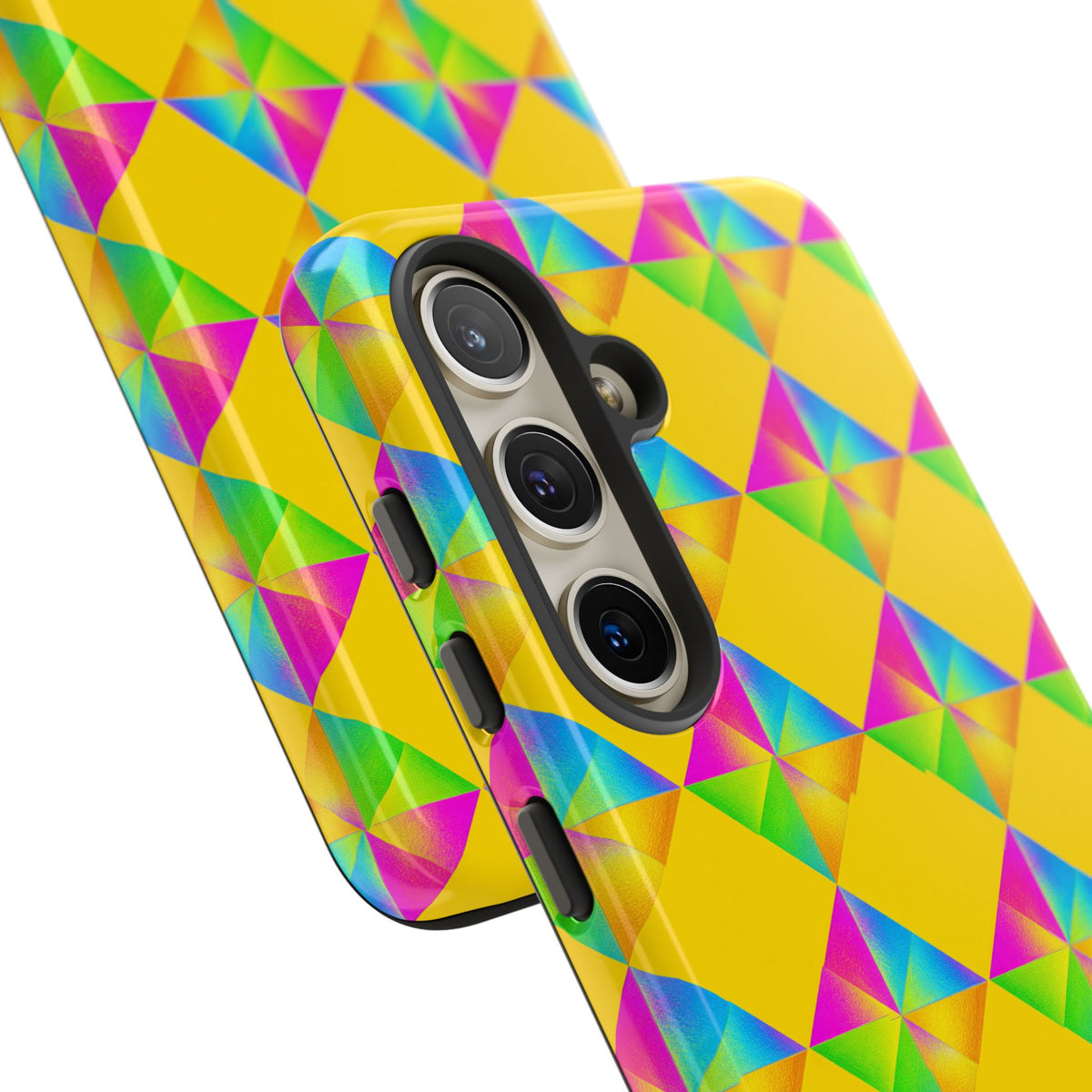 Iridescent Kite Quartet Tough Phone Case – Iridescent Geometric Pattern