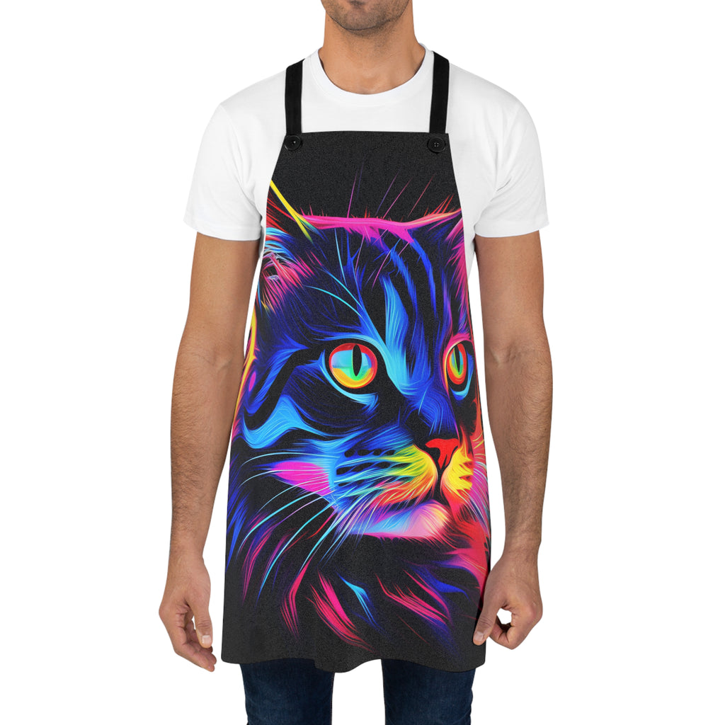 Neon Cat Apron – Neon Pop Art