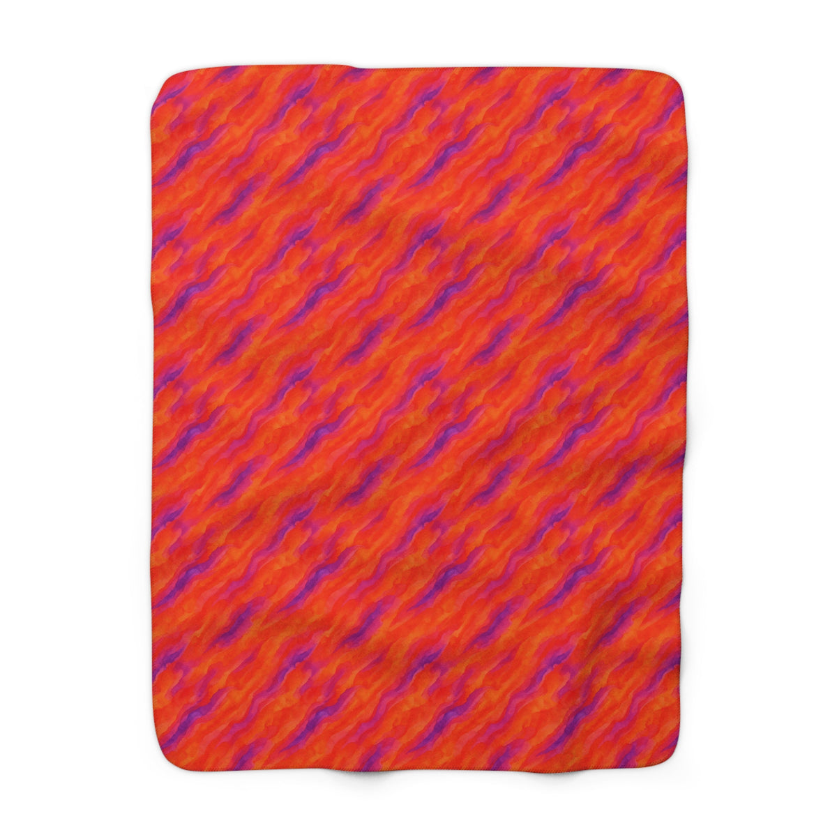 Wash Ribbon Drift Sherpa Fleece Blanket – Ombre Wash Pattern