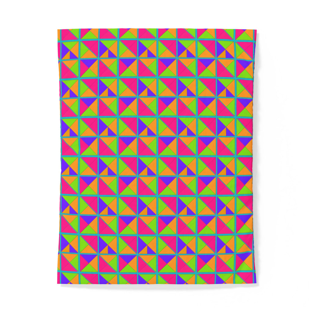 Split Square Fiesta Cotton Duvet Cover – Tropical Punch