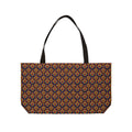Stepped Diamond Ikat Weekender Tote Bag – Art Deco Geometric Pattern