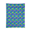 Cubist Block Quilt Comforter – Peacock Jewel