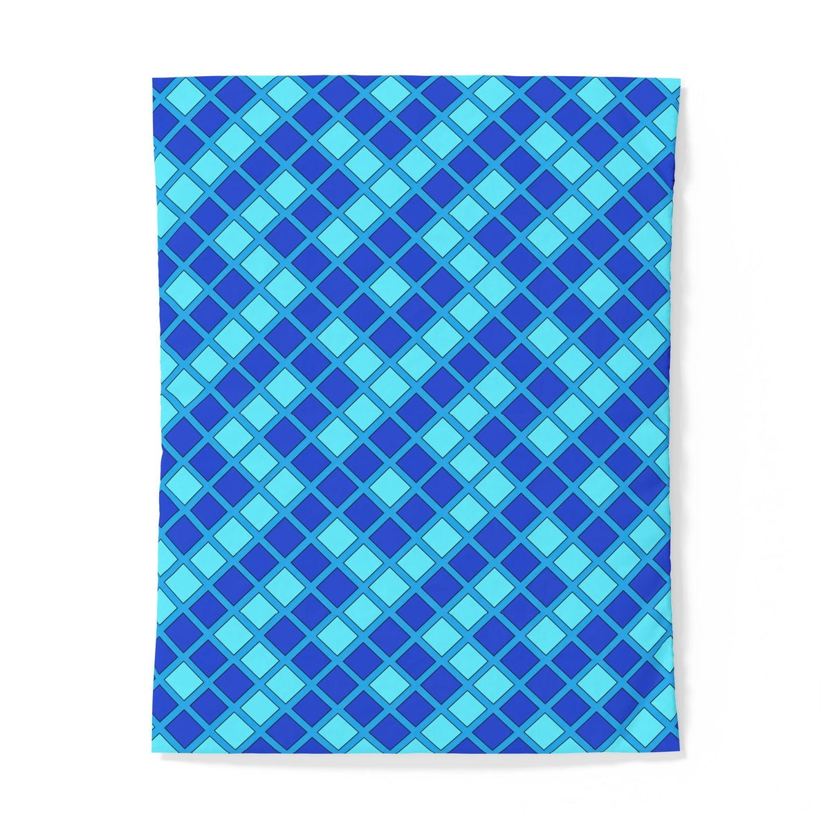Harlequin Gold Grid Cotton Duvet Cover – Ice Jewel