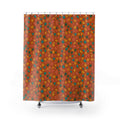 Angular Shard Scatter Shower Curtain – Terrazzo Pattern