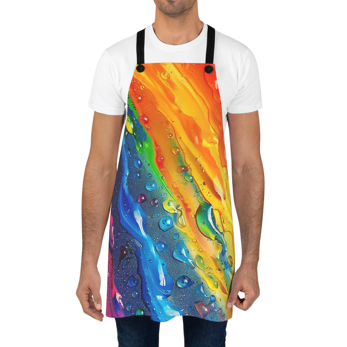 Rainbow Drip Pour Apron – Fluid Pour Art