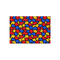 Blob Black Outdoor Rug – Bold Primary Abstract Pattern