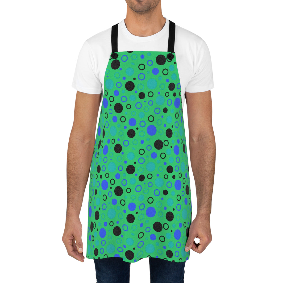 Bubble Outlines Apron – Ocean Jewel