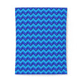 Broad Cut-Gem Chevrons Cotton Duvet Cover – Ice Jewel