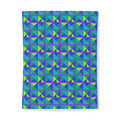 Split Square Fiesta Cotton Duvet Cover – Peacock Jewel