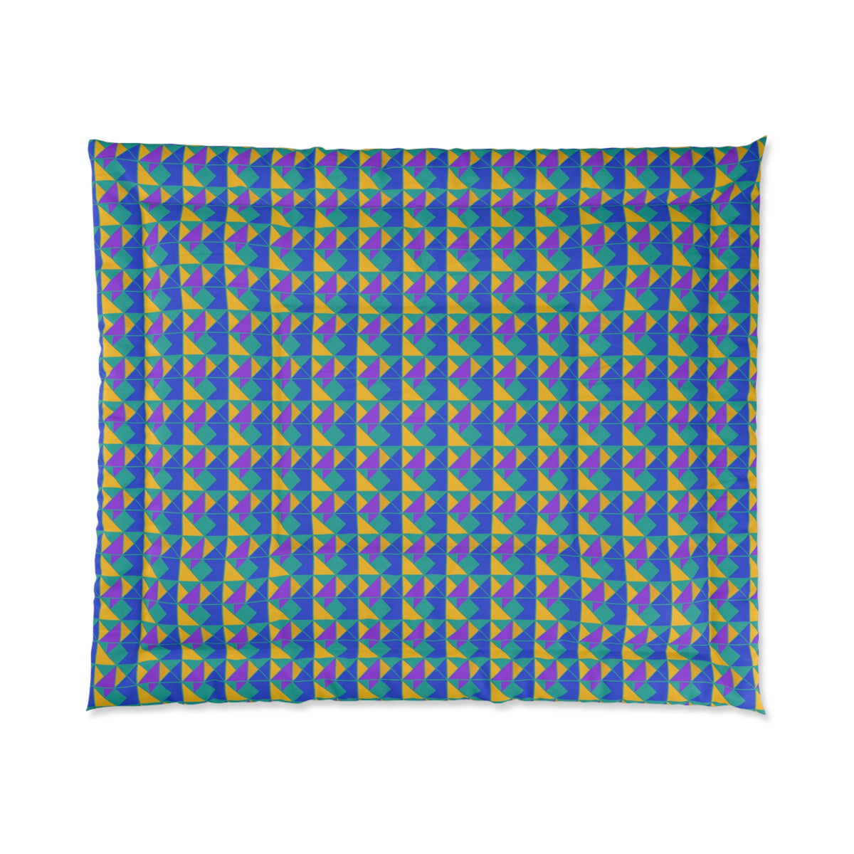 Jewel Block Quilt Comforter – Peacock Jewel