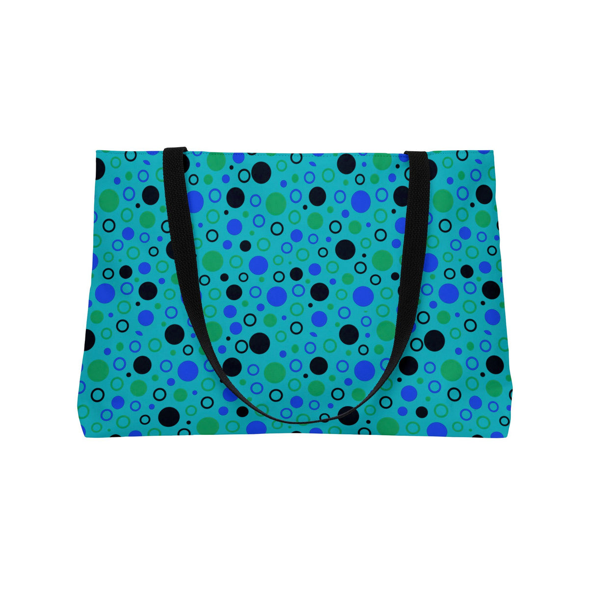 Bubble Outlines Weekender Tote Bag – Peacock Jewel
