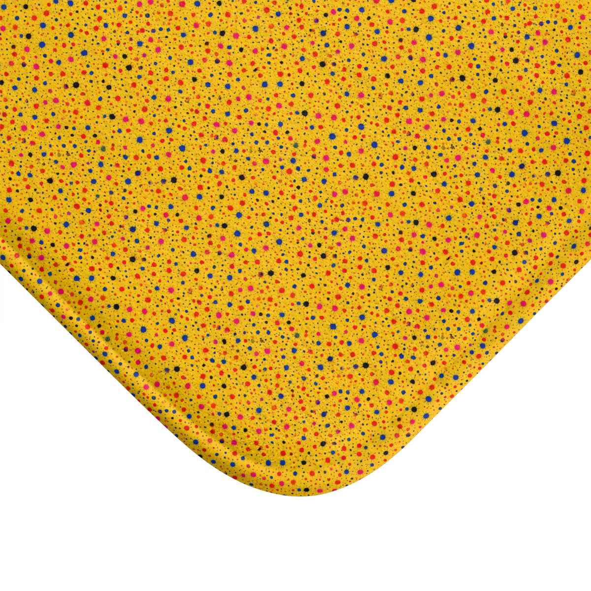 Confetti Spatter Bath Mat – Paint Splatter Pattern