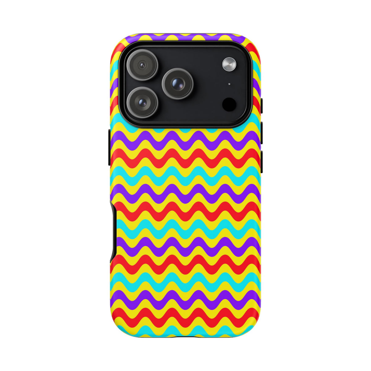 Big Ripple Chevrons Tough Phone Case – Op-Art Chevron Pattern