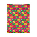 Big Stacked Gem Bars Comforter – Geometric Blocks Pattern
