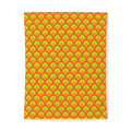 Chromatic Scallop Ripple Cotton Duvet Cover – Hot Citrus